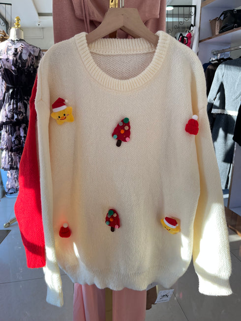 Women Winter Round Neck Pullover